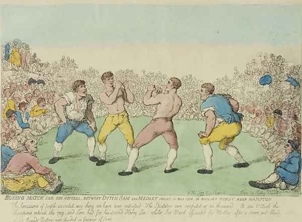 Boxing Match for 200 Guineas between Dutch Sam and Medley - view 1