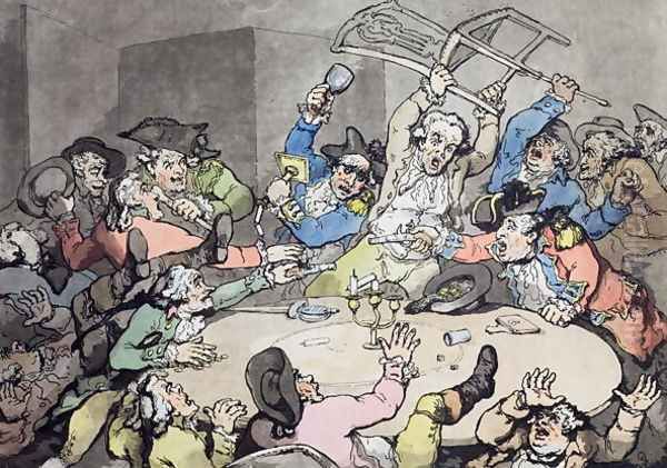 A Kick Up at a Hazard Table, pub. by J. Harris, 1787 - view 1