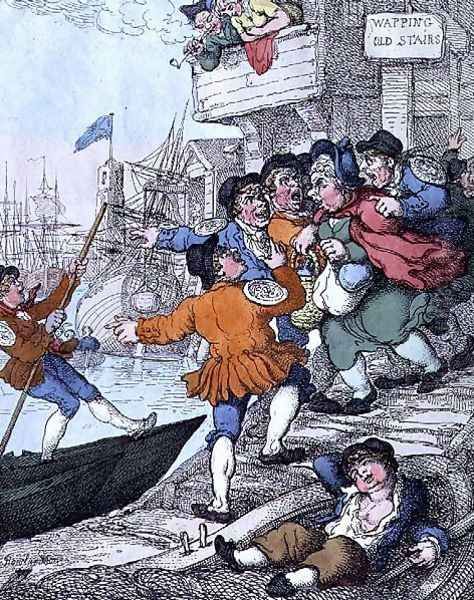 Miseries of London - the Thames at Wapping - view 1