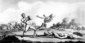 How vain are all your triumphs past, 1814 by Thomas Rowlandson