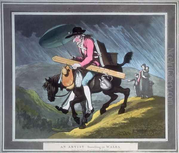 An Artist Travelling in Wales - view 1