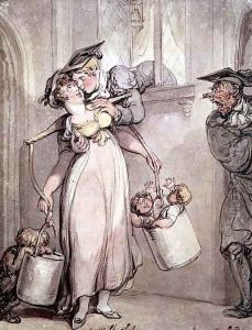 The Milk Sop by Thomas Rowlandson