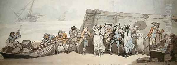 French Smugglers Detected by Custom House Officers at Landing, 1790 - view 1