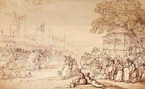 Captain Barclay's Rally Match by Thomas Rowlandson