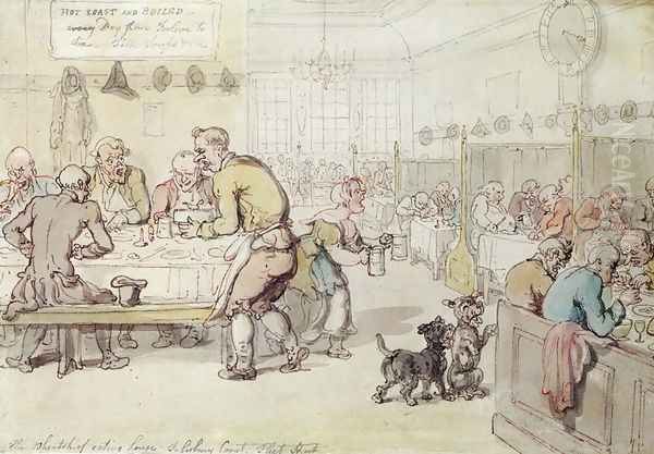 The Wheatshief Eating House, Salisbury Court, Fleet Street - view 1