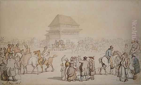 A Crowded Race Meeting, 1816 - view 1
