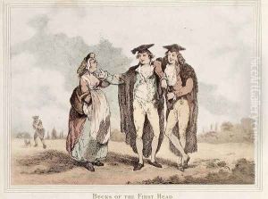 Bucks of the First Head, cartoon of Oxford undergraduates