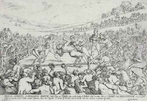 Rural Sports - A Milling Match, 28th September, 1811 by Thomas Rowlandson