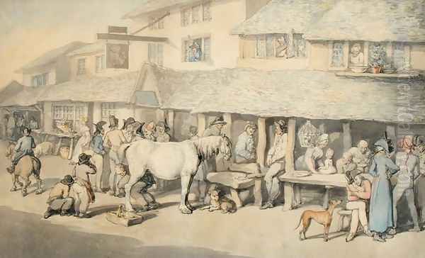 French Prisoners on Parole at Bodmin, Cornwall, 1795 - view 1