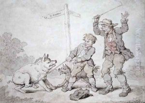 Rusty Bacon by Thomas Rowlandson