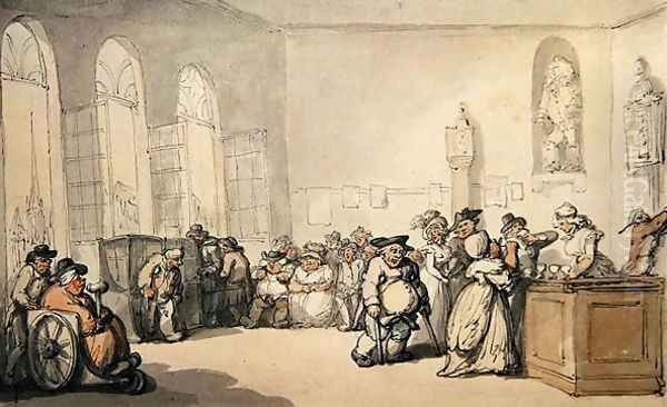 The Pump Room, from Scenes at Bath, c.1795 - view 1