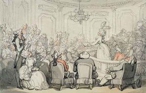 The Concert, from Scenes at Bath, c.1795-1800 by Thomas Rowlandson
