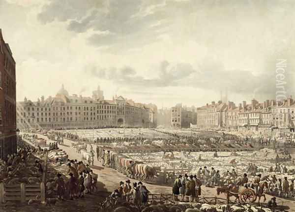 Birds Eye view of Smithfield Market - view 1
