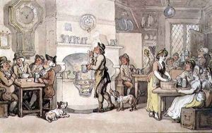 Inn Interior by Thomas Rowlandson