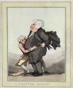 A Little Bigger, pub. by S.W. Fores, 1791 by Thomas Rowlandson