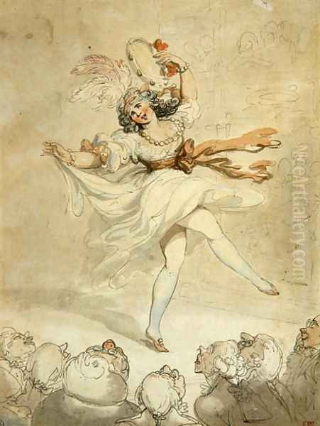 Female Dancer with a Tambourine, 1790-95 - view 1