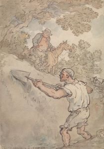 The Hedger and Ditcher by Thomas Rowlandson