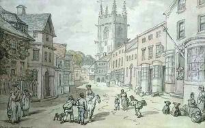 Saint Austle, Cornwall by Thomas Rowlandson