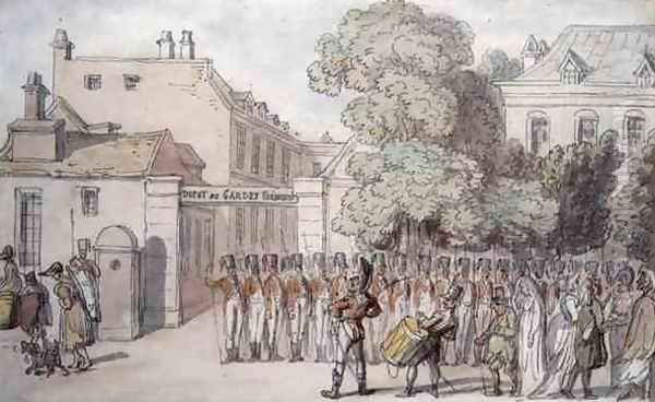 French Soldiers on Parade - view 1