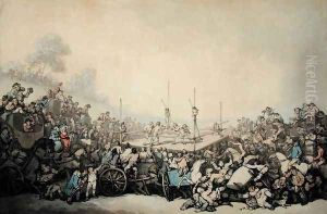 The Prize Fight, 1787 by Thomas Rowlandson