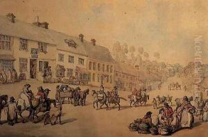 Honiton, Devonshire by Thomas Rowlandson