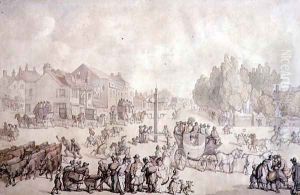 Elephant and Castle by Thomas Rowlandson