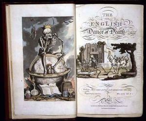 Title page from The English Dance of Death, pub. by R. Ackermann, 1816 by Thomas Rowlandson