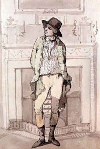 George Morland by Thomas Rowlandson