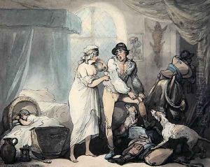 Four OClock in the Country by Thomas Rowlandson