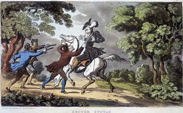Doctor Syntax and Highwaymen, 1813 - view 1
