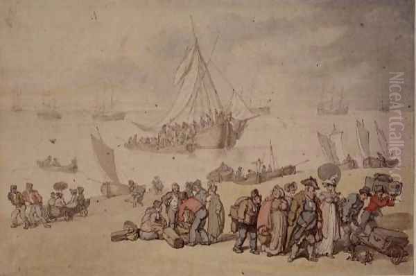 Disembarkation at the Medina - view 1