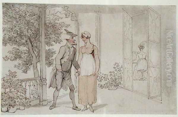 Amorous Attentions, c.1800 - view 1
