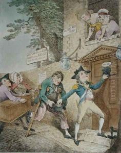Charity Covereth a Multitude of Sins, published by Hannah Humphrey in 1781 by Thomas Rowlandson