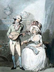 The Duet by Thomas Rowlandson