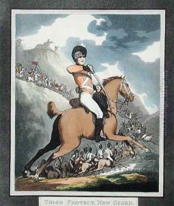 Thigh Protect, New Guard, from Hungarian and Highland Broadsword, published 1798 Thigh Protect, New Guard, from Hungarian and Highland Broadsword, published 1798