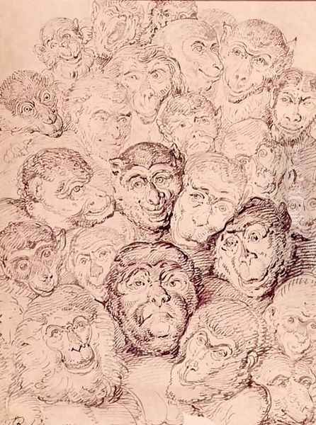 Monkey Faces, 1815 - view 1