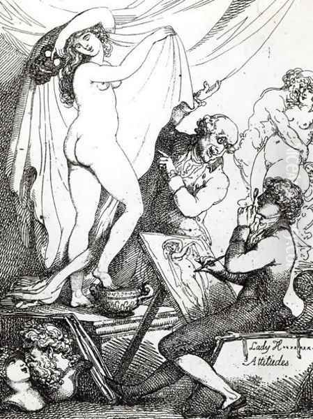 Lady Hamiltons Attitudes, c.1790 - view 1