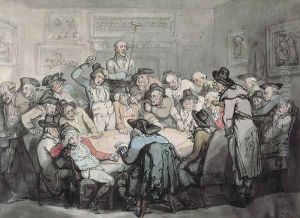 The Hazard Room by Thomas Rowlandson