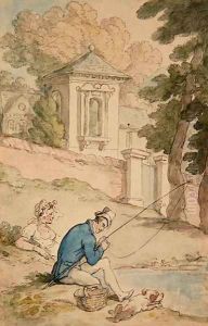 Man Fishing, c.1780 by Thomas Rowlandson