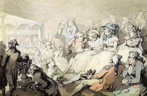 An Audience Watching a Play, c.1785 by Thomas Rowlandson