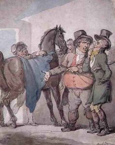 The Horse Deal by Thomas Rowlandson