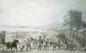 Brighton Races, 1816 by Thomas Rowlandson