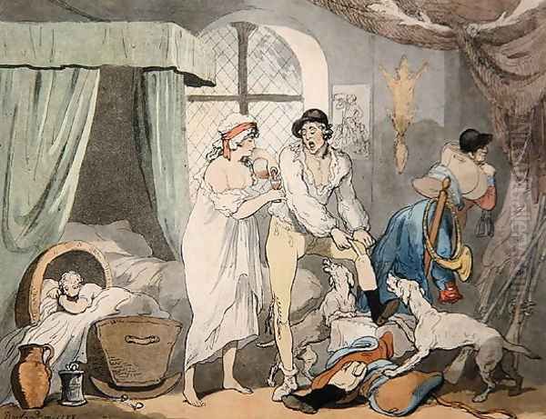 Four oClock in the Country, pub. 1788 - view 1