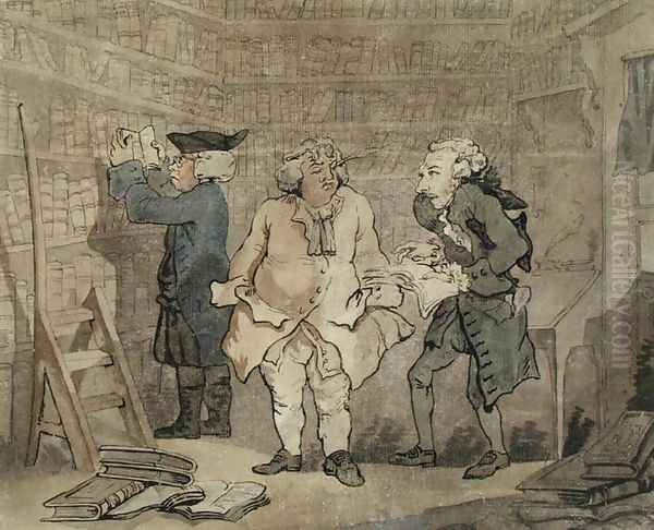 The Author and his Publisher, 1784 - view 1