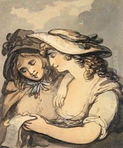 The Ballad Singers by Thomas Rowlandson