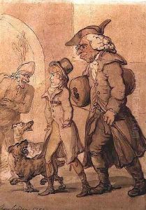 Seeking New Accommodation, 1789 by Thomas Rowlandson