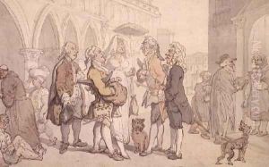 Visitors in Venice by Thomas Rowlandson