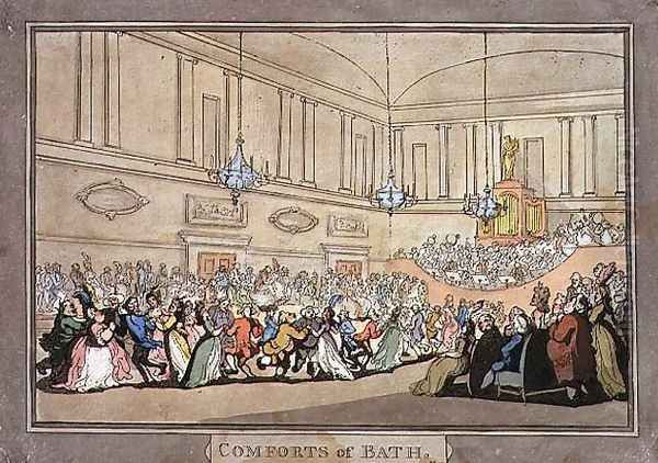 An Assembly Ball, plate 10 from Comforts of Bath, 1798 - view 1