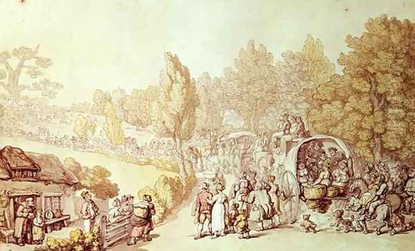 Road to Epsom, 1812 - view 1