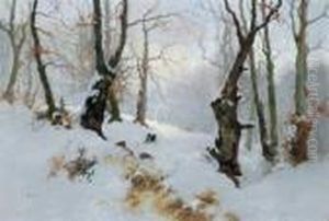 Sonniger Wintertag by Antal Neogrady